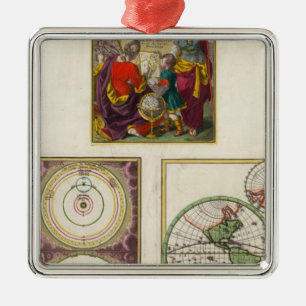 Illus Title Page Solar system, Charte vom Globo Metal Ornament