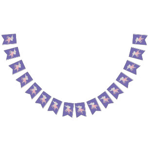 illusima Ballerina Elephant Purple Bunting