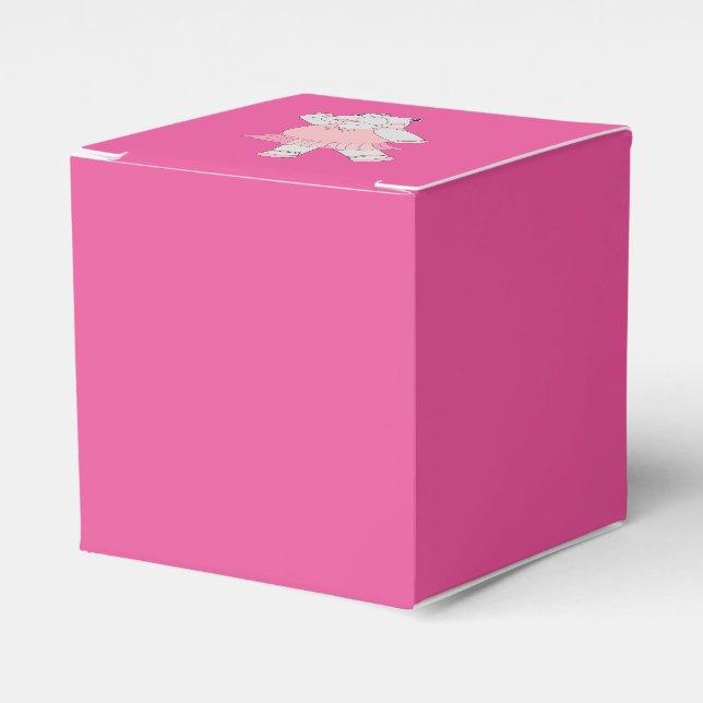 illusima Ballerina Hippo Favour Box (Front Side)