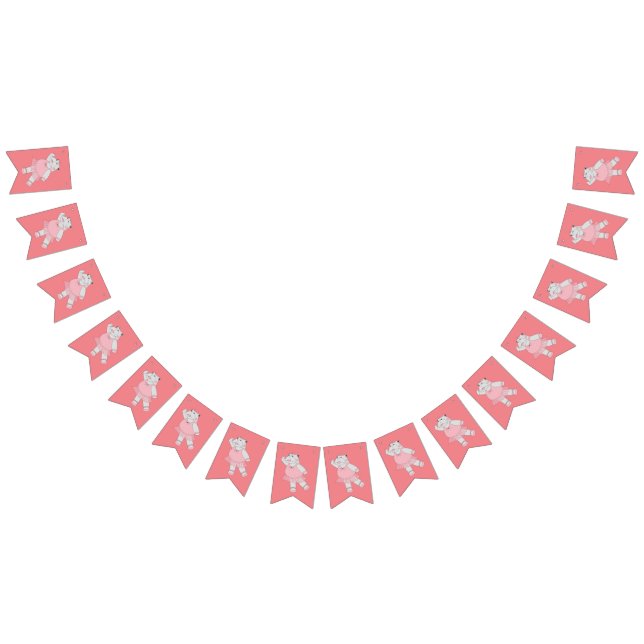 illusima Ballerina Hippo Peach Bunting (All)