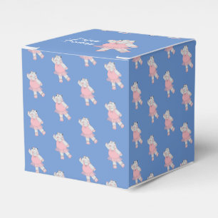 illusima Ballet Hippo Blue Birthday Gift Box/ Favour Box