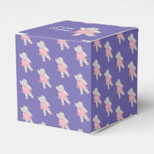illusima Ballet Hippo Purple Birthday Gift Box/ Favour Box