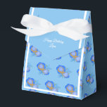 illusima Blue Golden Rose Blue Birthday Gift/ Favour Box<br><div class="desc">illusima White Ribbon Blue Golden Roses Blue Birthday Party Gift Box/ Favour Box. Perfect for a child's themed birthday party.</div>