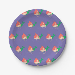 illusima Cotton Candy Mermaid Paper Plate