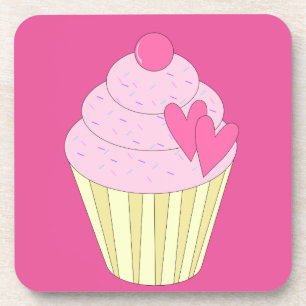 illusima Decorated Cupcake Coaster