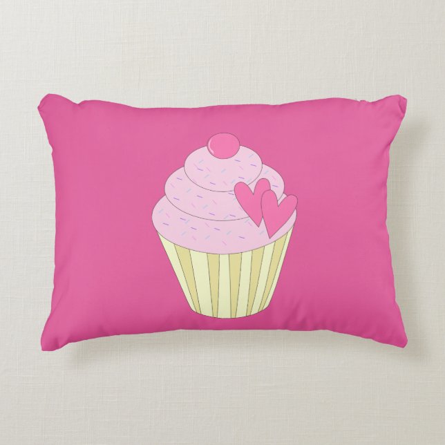 illusima Decorated Cupcake Decorative Cushion (Front)