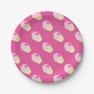 illusima Decorated Cupcake Paper Plate
