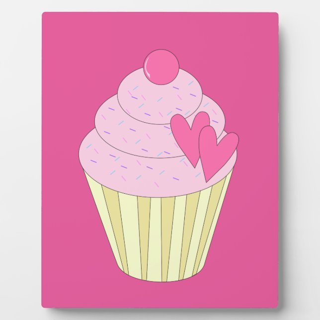 illusima Decorated Cupcake Plaque (Front)