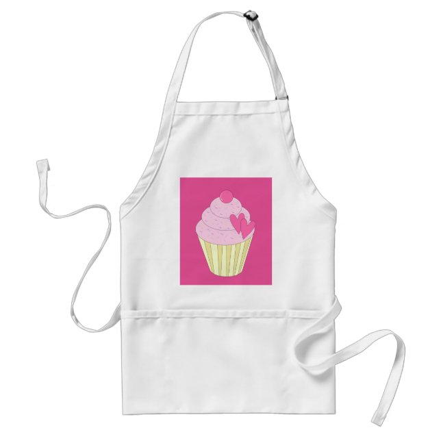 illusima Decorated Cupcake Standard Apron (Front)