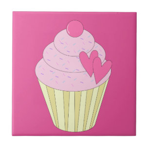 illusima Decorated Cupcake Tile