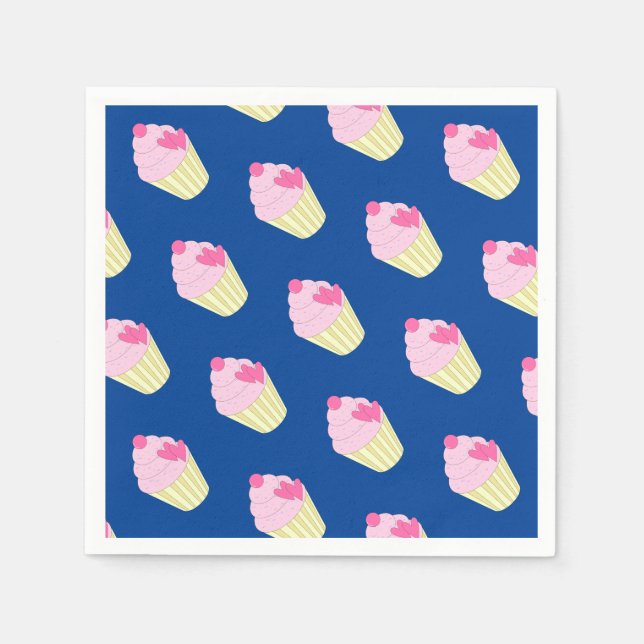 illusima Decorated Cupcakes Napkin (Front)