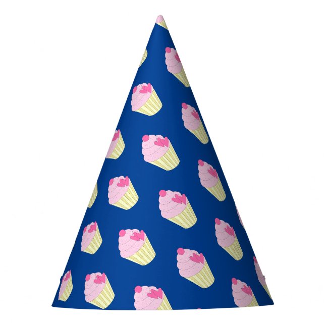 illusima Decorated Cupcakes Party Hat (Front)