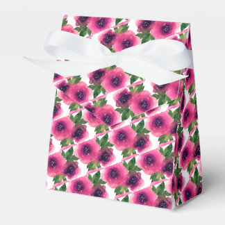 illusima Floral Pink Rose Watercolor Gift/ Favour Box