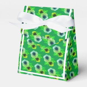 illusima Green Flowers Birthday Gift/ Favour Box