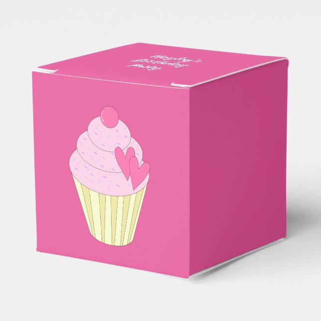 illusima Pink Favour Box (Front Side)