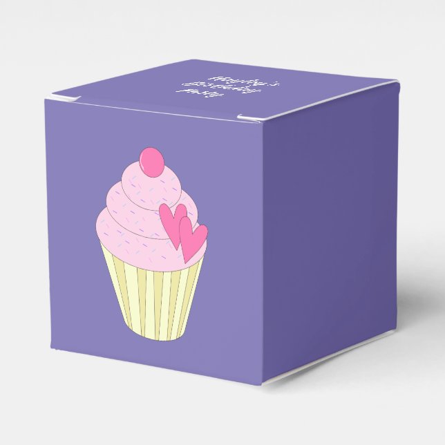 illusima Purple Favour Box (Front Side)