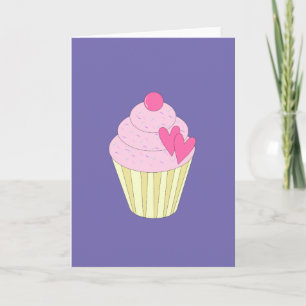 illusima Purple Greeting Card