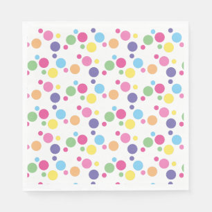 illusima Rainbow Spots and Dots Party Napkin