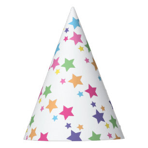 illusima Rainbow Stars Diagonal Party Hat