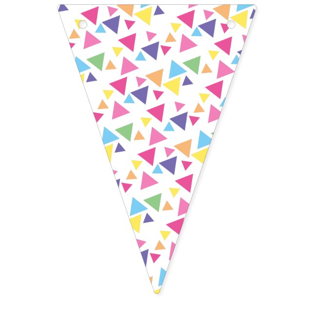 illusima Rainbow Triangles Party Bunting (First Flag)