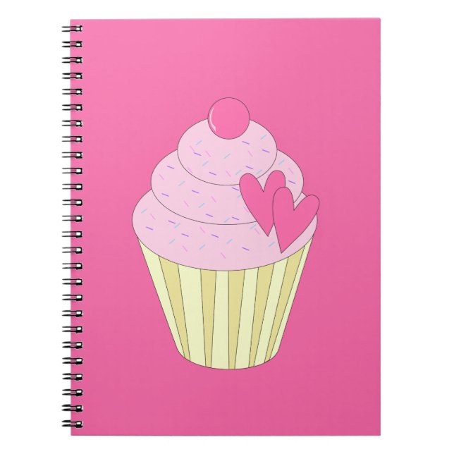 illusima Strawberry Cupcake Notebook (Front)