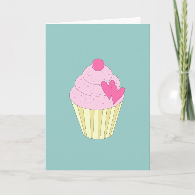 illusima Turquoise Greeting Card (Front)