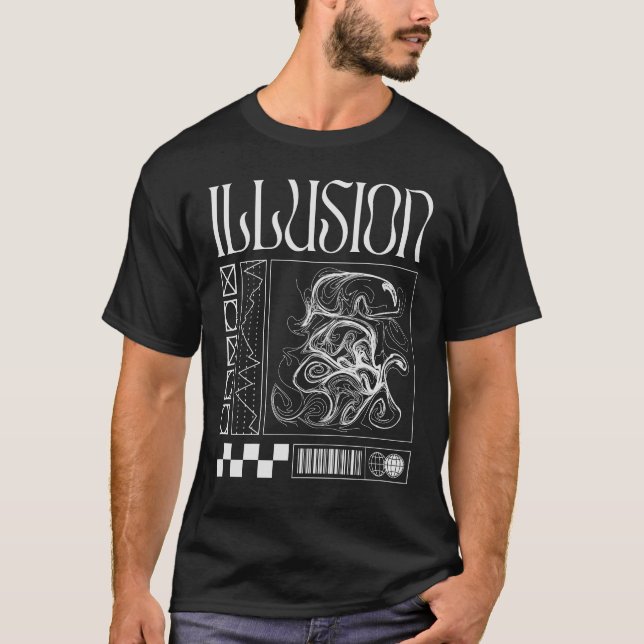 Illusion Artwork Elements T-Shirt (Front)