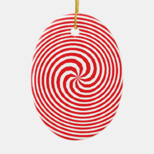 illusion ceramic ornament