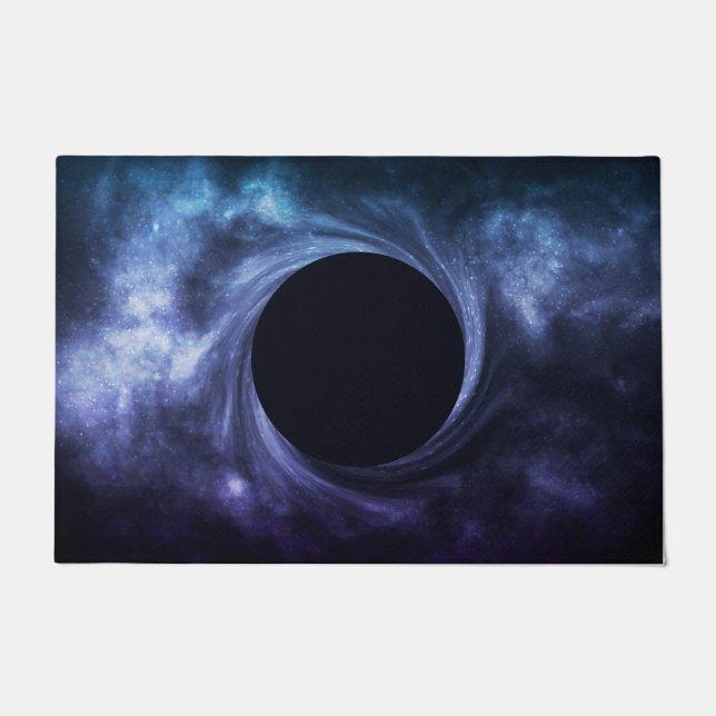 Illusion Galaxy Black Hole Doormat (Front)