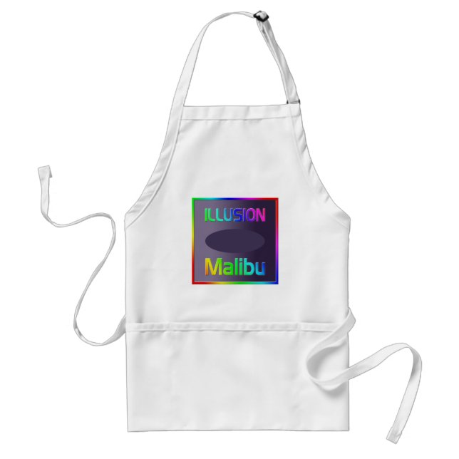 "ILLUSION Malibu" Apron! Standard Apron (Front)