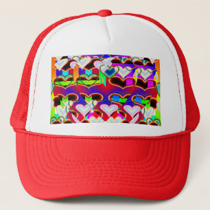 Illusion of the Hearts (Blend) by Kenneth Yoncich Trucker Hat