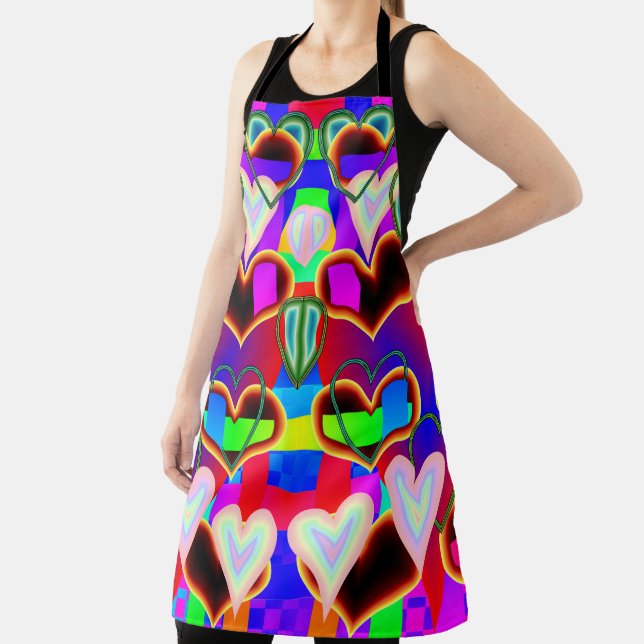 Illusion of the Hearts by Kenneth Yoncich Apron (Insitu)