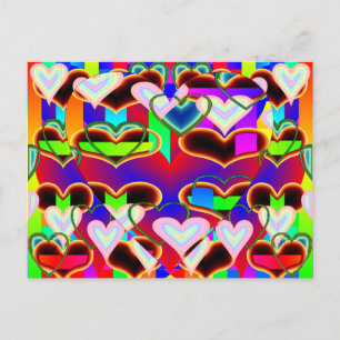 Illusion of the Hearts by Kenneth Yoncich Postcard