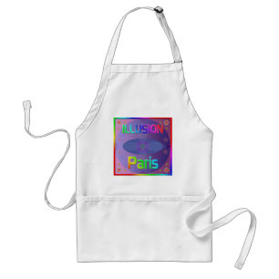"ILLUSION Paris" Apron! Standard Apron