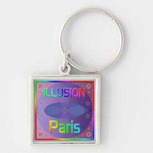 "ILLUSION Paris" Keychain