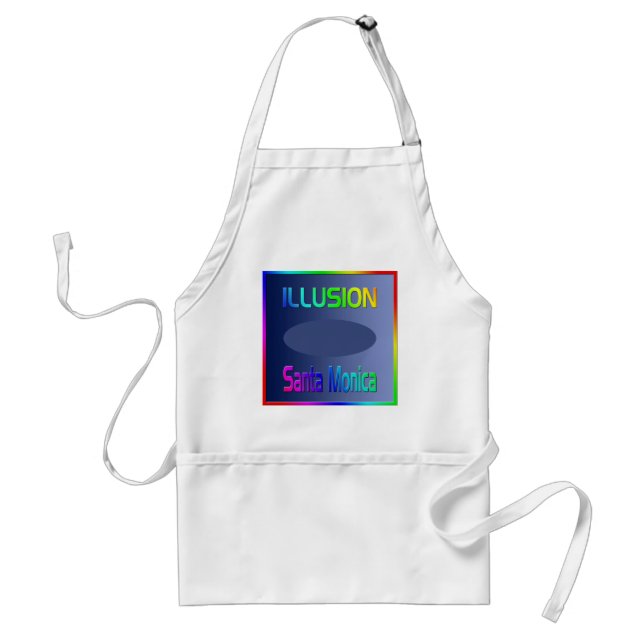 "ILLUSION Santa Monica" Apron! Standard Apron (Front)