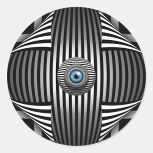 Illusion - Surprise Inside Classic Round Sticker