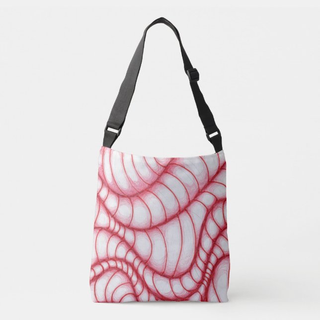 Illusion Worms Crossbody Bag (Front)