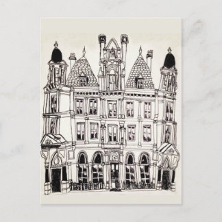 Illustrated Birmingham Building Postcard