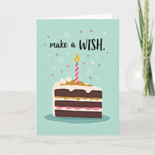 Illustrated Birthday Wish Card