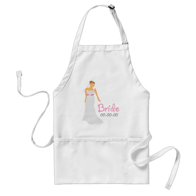 Illustrated Bride Standard Apron (Front)