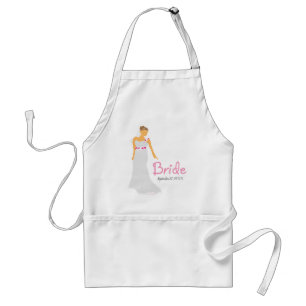 Illustrated Bride Standard Apron