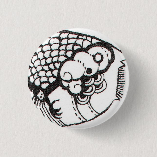 ILLUSTRATED CAN BATCH 3 CM ROUND BADGE (Front)