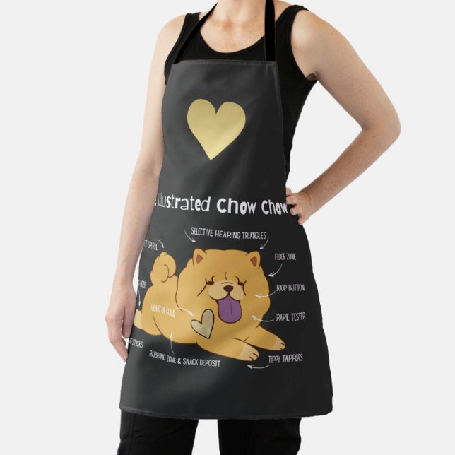 ILLUSTRATED CHOW  APRON (Creator Uploaded)
