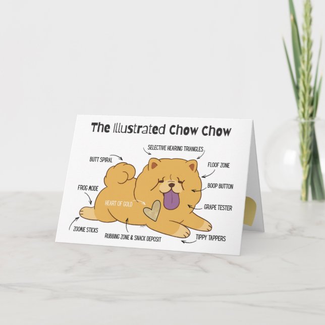 ILLUSTRATED CHOW  Art Cards (Front)
