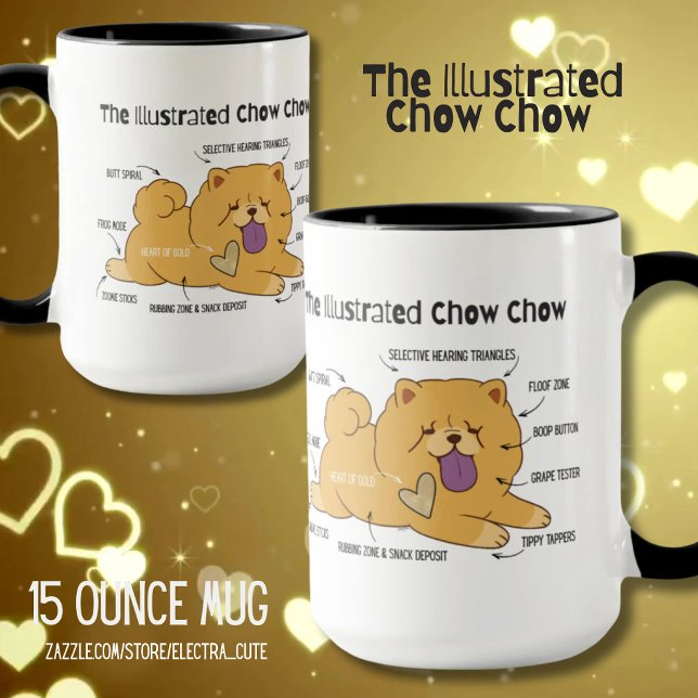 ILLUSTRATED CHOW  MUG (Creator Uploaded)