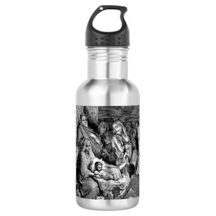 Illustrated Christmas Nativity Scene 532 Ml Water Bottle