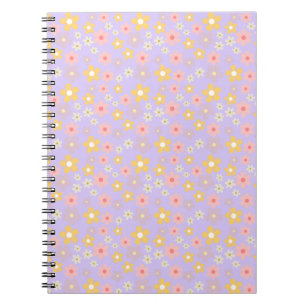 Illustrated Flowers Notebook