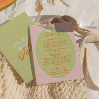 Illustrated Handwritten Quirky Fun Wedding Details