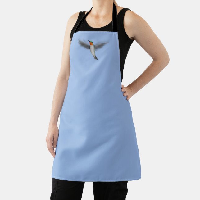 Illustrated Hummingbird Apron (Insitu)